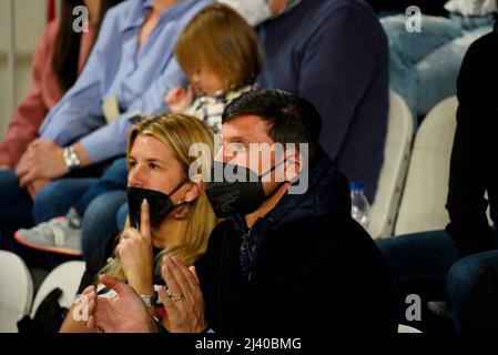 Varese, Italie. 10th avril 2022. Zanetti pendant Openjobmestis Varèse vs Nutribullet Trévise Panier, basket-ball italien Un championnat de série à Varèse, Italie, aprile 10 2022 crédit: Independent photo Agency/Alamy Live News Banque D'Images