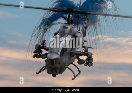 Viper AH-1Z de Bell Banque D'Images