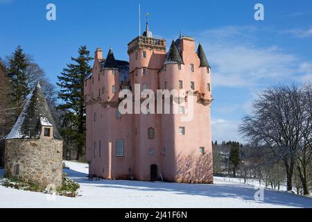 Château de Craigievar près d'Alford, Aberdeenshire, Écosse Banque D'Images