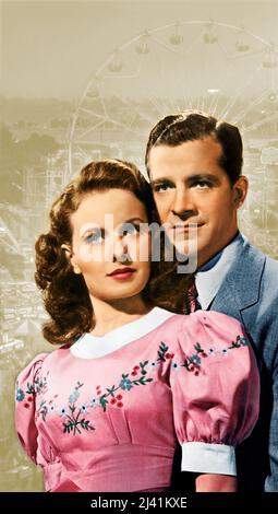 DANA ANDREWS et JEANNE CRAIN dans STATE FAIR (1945), dirigé par WALTER LANG. Crédit: 20th CENTURY FOX / Album Banque D'Images