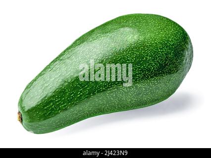 avocat isolé sur fond blanc avec ombre. fruits tropicaux mûrs frais. propre sans poussière Banque D'Images