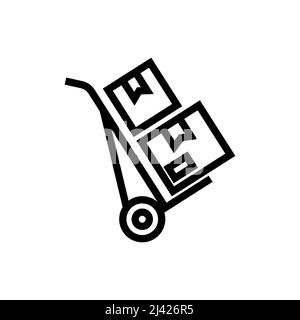 Icône vectorielle abstraite, illustrations isolées pour la conception graphique et Web.Illustration parfaite d'un pictogramme noir. Illustration de Vecteur