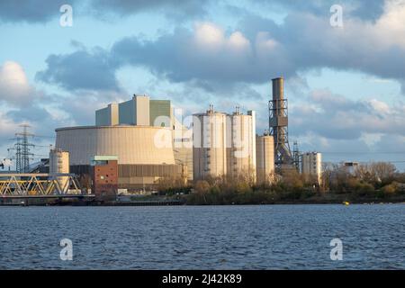 Centrale au charbon Moorburg, Hambourg, Allemagne Banque D'Images