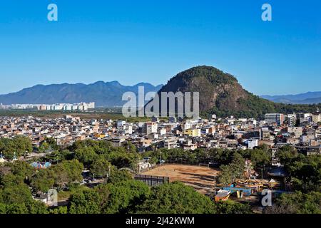 Favela de Rio de Janeiro, Brésil Banque D'Images