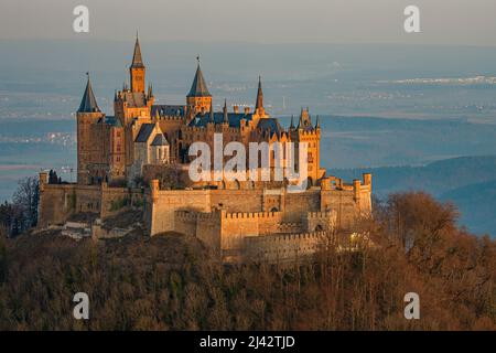 Le Château de Hohenzollern en Allemagne Banque D'Images