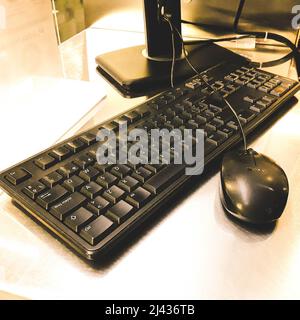 Souris et clavier Banque D'Images