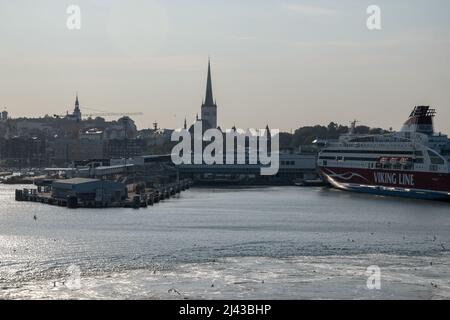 MS Viking XPRS est un bateau rapide appartenant à la Viking Line, basée en Finlande, et exploité sur leur service entre Helsinki, Finlande et Tallinn, Eston Banque D'Images