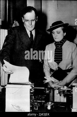 George Putnam - mari d'Amelia Earnhart - personnalité. 07 juillet 1937. (Photo de l'Associated Press of Great Britain Ltd.). Banque D'Images