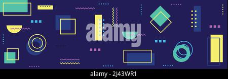 Fond panoramique violet foncé abstrait, texture de modèle Web - Illustration vectorielle Illustration de Vecteur