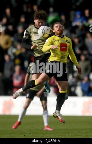 Noah Chilvers of Colchester United - Harrogate Town / Colchester United, Sky Bet League Two, GNC Stadium, Harrogate, Royaume-Uni - 2nd avril 2022 usage éditorial exclusif - restrictions DataCo applicables Banque D'Images