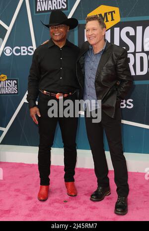 Nashville, Tennessee, États-Unis. 11th avril 2022. Aux arrivées des 2022 CMT (Country Music Television) Music Awards - arrivées, Nashville Municipal Auditorium, Nashville, TN le 11 avril 2022. Crédit : MORA/Everett Collection/Alay Live News Banque D'Images