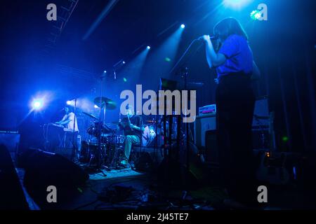 Oslo, Norvège. 10th, avril 2022. Le groupe anglais PVA joue un concert à Parkteatret à Oslo. (Crédit photo: Gonzales photo - Per-Otto Oppi). Banque D'Images