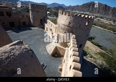 Forteresse de Fujairah dans les Émirats arabes Unis Banque D'Images