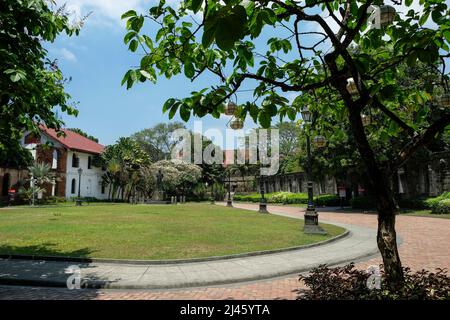 Fort Santiago à Intramuros, Manille, Philippines. La forteresse de défense est située à Intramuros, la ville fortifiée de Manille. Banque D'Images