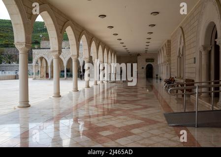 Israël, la basse Galilée. Nabi Shueib, Jethro's tomb le site sacré des Druzes Banque D'Images