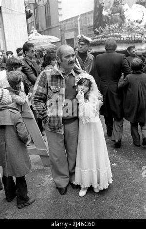 - Fêtes traditionnelles des Pâques, procession des Mystères du Vendredi Saint à Trapani - celebrazioni tradizionali della Pasqua, processione dei Misteri del Venerdì Santo a Trapani Banque D'Images