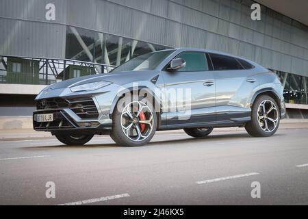 SABADELL, ESPAGNE-1 FÉVRIER 2022 : Lamborghini Urus Banque D'Images