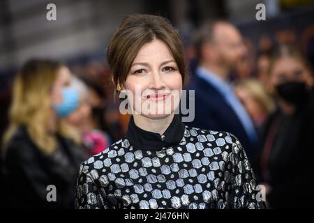 Londres, Royaume-Uni. 12 avril 2022. Kelly Macdonald assistait à la première britannique de l'opération mincemeat, au cinéma Curzon Mayfair à Londres. Date de la photo: Mardi 12 avril 2022. Le crédit photo devrait se lire: Matt Crossick/Empics/Alamy Live News Banque D'Images