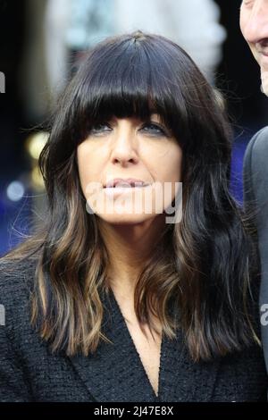 Claudia Winkleman, Operation mincemeat - UK Premiere, Curzon Mayfair, Londres, UK, 12 avril 2022, Photo de Richard Goldschmidt Banque D'Images