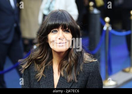 Claudia Winkleman, Operation mincemeat - UK Premiere, Curzon Mayfair, Londres, UK, 12 avril 2022, Photo de Richard Goldschmidt Banque D'Images