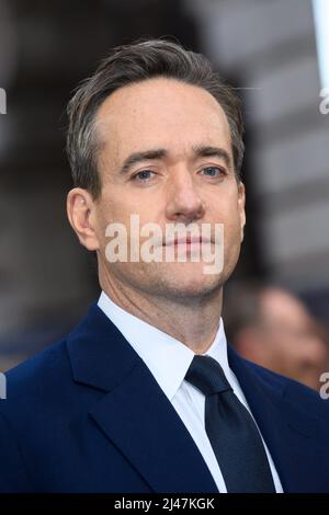 Londres, Royaume-Uni. 12 avril 2022. Matthew MacFadyen participe à la première de l'opération mincemeat au cinéma Curzon Mayfair à Londres. Date de la photo: Mardi 12 avril 2022. Le crédit photo devrait se lire: Matt Crossick/Empics/Alamy Live News Banque D'Images