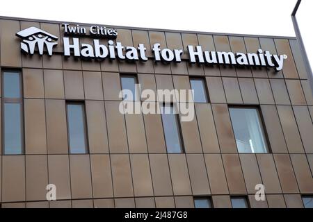 Twin Cities Habitat for Humanity immeuble de bureaux offrant des maisons abordables. St Paul Minnesota MN États-Unis Banque D'Images