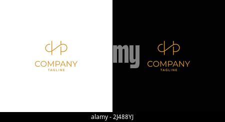 IR Home design logoModern et élégant SH initiales logo design Illustration de Vecteur