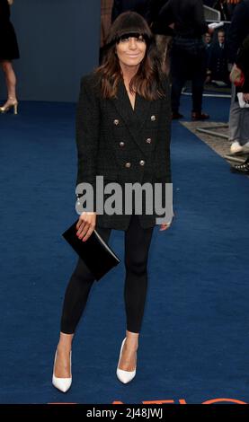 12 avril 2022 - Londres, Angleterre, Royaume-Uni - Claudia Winkleman participe à la première du film de l'opération mincemeat au Royaume-Uni, Curzon Mayfair Banque D'Images