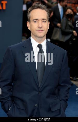 12 avril 2022 - Londres, Angleterre, Royaume-Uni - Matthew MacFadyen participant à la première du film de l'opération mincemeat au Royaume-Uni, Curzon Mayfair Banque D'Images