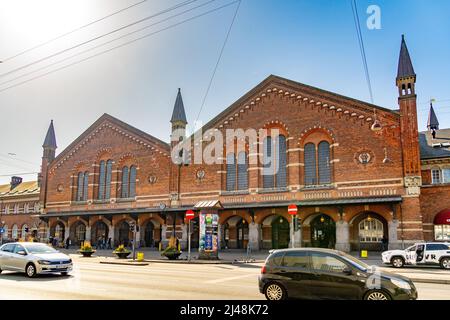 La gare centrale de Copenhague est la principale gare ferroviaire de Copenhague. Copenhague, Danemark, Europe Banque D'Images