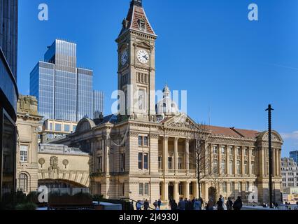 Musée et galerie d'Art à Chamberlain Square, Birmingham, UK Banque D'Images