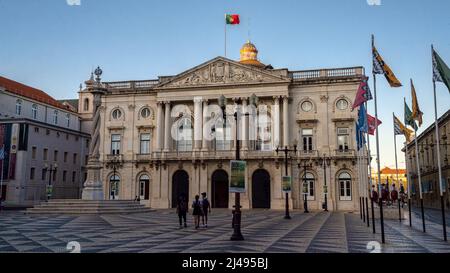 Hôtel de ville de Lisbonne, Baixa, Lisbonne, Portugal. Banque D'Images