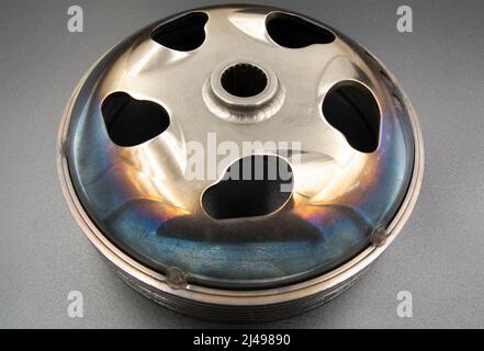 Pièces de fonction de moto embrayage couvercle de l'embrayage de scooter disque d'embrayage, pour les scooters italiens Banque D'Images
