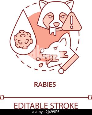 Icône du concept de la rage en terre cuite Illustration de Vecteur