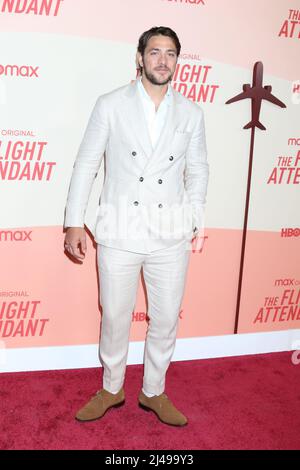 12 avril 2022, Los Angeles, CA, Etats-Unis: LOS ANGELES - APR 11: Alberto Frezza au Flight attendant Season 2 première projection au Pacific Design Center le 11 avril 2022 à Los Angeles, CA (image de crédit: © Kay Blake/ZUMA Press Wire) Banque D'Images