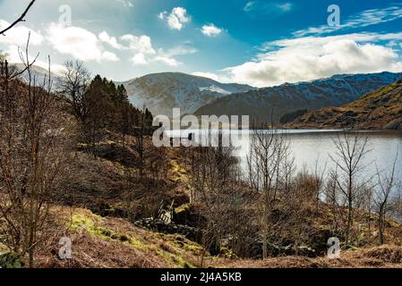 Vue sur Haweswater, Bampton, Cumbria, Royaume-Uni. Banque D'Images