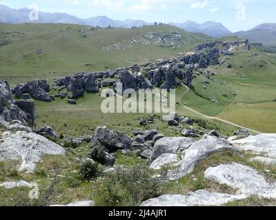 Castle Hill, New Zealand Banque D'Images