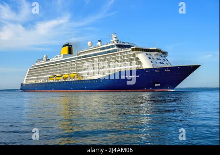 Spirit of Adventure est un bateau de croisière britannique exploité par Saga Cruises. Banque D'Images