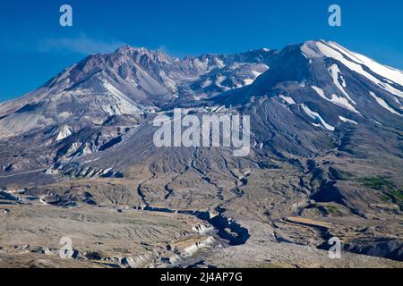 Le volcan Mont Saint Helens dans l'État de Washington, USA Banque D'Images