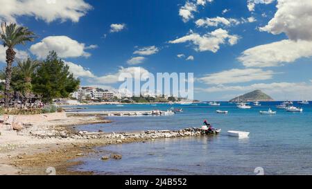 La baie de Porto Rafti en Attica près d'Athènes, Grèce Banque D'Images