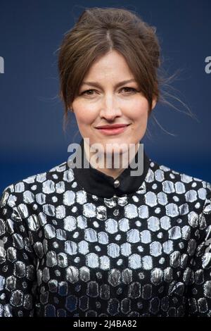 Kelly Macdonald participe à la première britannique de l'opération mincemeat au Curzon Mayfair le 12 avril 2022 à Londres, en Angleterre. Banque D'Images