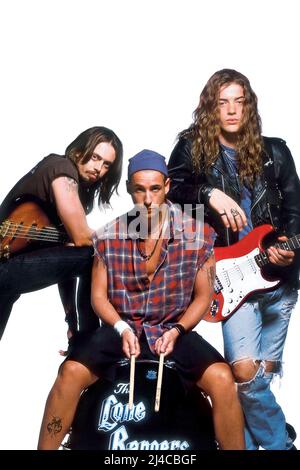 BRENDAN FRASER, ADAM SANDLER et STEVE BUSCEMI dans AIRHEADS (1994), dirigé par MICHAEL LEHMANN. Crédit: 20th CENTURY FOX / Album Banque D'Images
