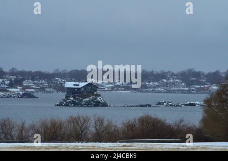 Scène de Newport Rhode Island Banque D'Images