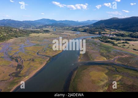 Réserve de biosphère de l'estuaire d'Urdaibai, estuaire de l'Oka, région de Gernika-Lumo, province de Gascogne, pays Basque, Espagne Banque D'Images