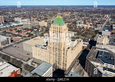 Fisher Building, Detroit, MICHIGAN, États-Unis Banque D'Images