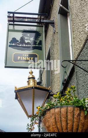 The Pinny, un pub à Penrith, Cumbria, Royaume-Uni Banque D'Images