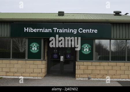 East mains.Ormiston.Tranent.East Lothian.Scotland.UK.14 avril 22 Centre de formation Hibernian. Crédit : eric mccowat/Alay Live News Banque D'Images