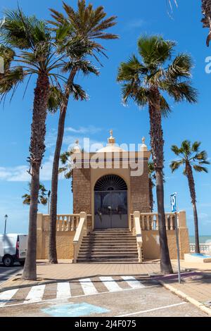 'Humilladero' est une ancienne chapelle chrétienne située dans la ville de Chipiona, province de Cadix, Andalousie, Espagne Banque D'Images