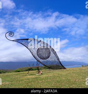 Le quartier de loisirs de Jialulan, Taitung, bénéficie de la magnifique côte de Taitung Banque D'Images