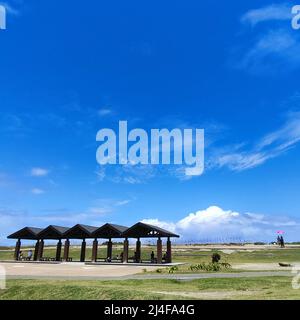 Le quartier de loisirs de Jialulan, Taitung, bénéficie de la magnifique côte de Taitung Banque D'Images